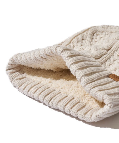 Ruben（ルーベン）の「【Ruben】CABLE BORE WATCH（ニットキャップ/ビーニー・レディース・グレー/ライトグレー/グレー系1/ライトグリーン/グリーン/アイボリー/ブラック/カーキ/ワイン/ベージュ/ネイビー/ラベンダー/マスタード/オレンジ/ブルー・FREE）」の16枚目の写真