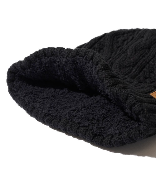 Ruben（ルーベン）の「【Ruben】CABLE BORE WATCH（ニットキャップ/ビーニー・レディース・グレー/ライトグレー/グレー系1/ライトグリーン/グリーン/アイボリー/ブラック/カーキ/ワイン/ベージュ/ネイビー/ラベンダー/マスタード/オレンジ/ブルー・FREE）」の17枚目の写真