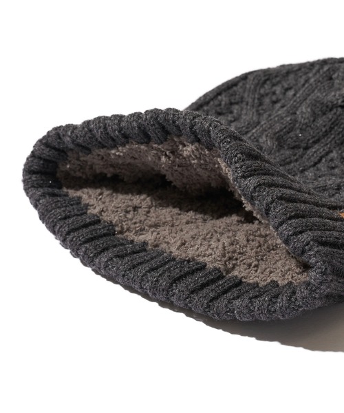 Ruben（ルーベン）の「【Ruben】CABLE BORE WATCH（ニットキャップ/ビーニー・レディース・グレー/ライトグレー/グレー系1/ライトグリーン/グリーン/アイボリー/ブラック/カーキ/ワイン/ベージュ/ネイビー/ラベンダー/マスタード/オレンジ/ブルー・FREE）」の19枚目の写真