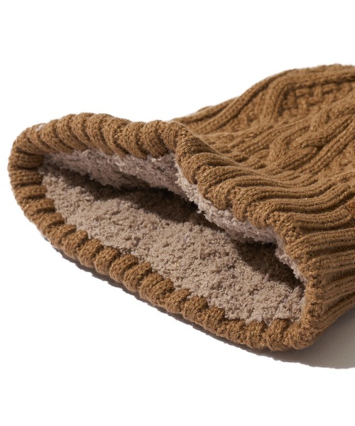 Ruben（ルーベン）の「【Ruben】CABLE BORE WATCH（ニットキャップ/ビーニー・レディース・グレー/ライトグレー/グレー系1/ライトグリーン/グリーン/アイボリー/ブラック/カーキ/ワイン/ベージュ/ネイビー/ラベンダー/マスタード/オレンジ/ブルー・FREE）」の21枚目の写真