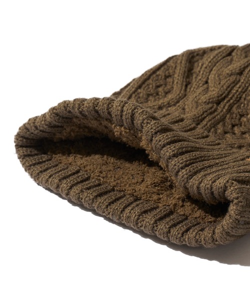 Ruben（ルーベン）の「【Ruben】CABLE BORE WATCH（ニットキャップ/ビーニー・レディース・グレー/ライトグレー/グレー系1/ライトグリーン/グリーン/アイボリー/ブラック/カーキ/ワイン/ベージュ/ネイビー/ラベンダー/マスタード/オレンジ/ブルー・FREE）」の22枚目の写真