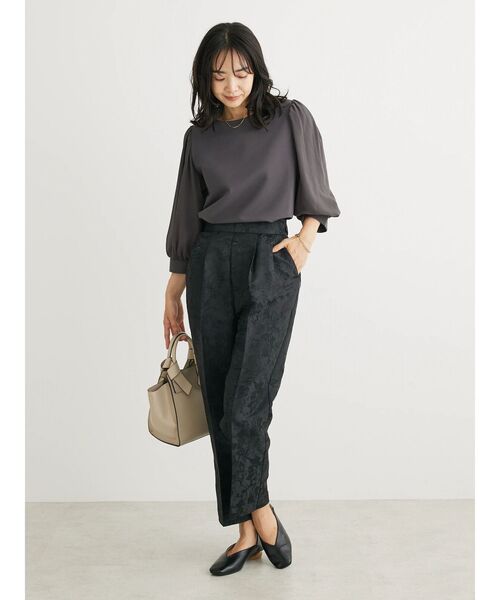 Green Parks(グリーンパークス)の「・minia ウッドヒールパンプス(パンプス・レディース・ブラック/ベージュ・M/LL/S/L)」の12枚目の写真