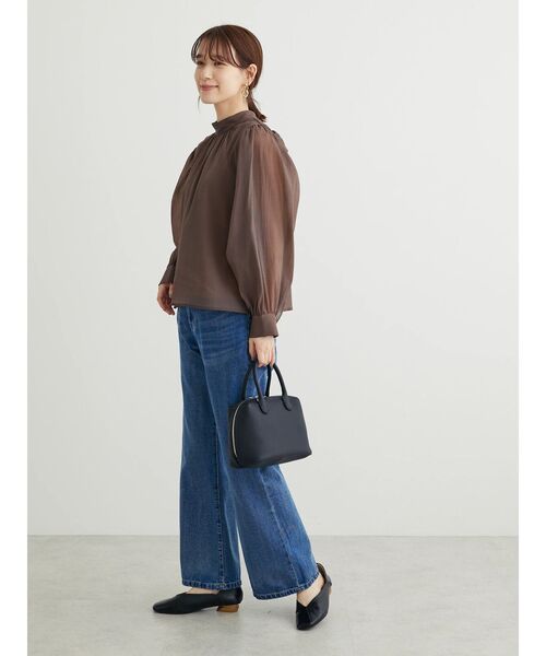 Green Parks(グリーンパークス)の「・minia ウッドヒールパンプス(パンプス・レディース・ブラック/ベージュ・M/LL/S/L)」の5枚目の写真