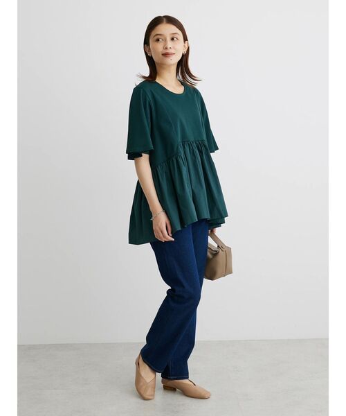 Green Parks(グリーンパークス)の「・minia ウッドヒールパンプス(パンプス・レディース・ブラック/ベージュ・M/LL/S/L)」の6枚目の写真