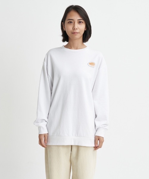 ROXY（ロキシー）の「BACK LOGO/ロキシーミニ裏毛オーバーサイズシルエットバッグプリントカットソー（Tシャツ/カットソー・レディース・ブラック/ブラウン/ホワイト/オレンジ・SMALL/LARGE/MEDIUM）」の7枚目の写真