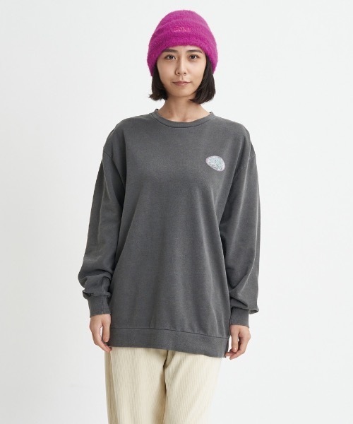 ROXY（ロキシー）の「BACK LOGO/ロキシーミニ裏毛オーバーサイズシルエットバッグプリントカットソー（Tシャツ/カットソー・レディース・ブラック/ブラウン/ホワイト/オレンジ・SMALL/LARGE/MEDIUM）」の9枚目の写真