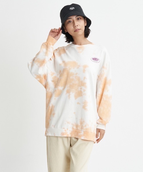 ROXY（ロキシー）の「BACK LOGO/ロキシーミニ裏毛オーバーサイズシルエットバッグプリントカットソー（Tシャツ/カットソー・レディース・ブラック/ブラウン/ホワイト/オレンジ・SMALL/LARGE/MEDIUM）」の16枚目の写真