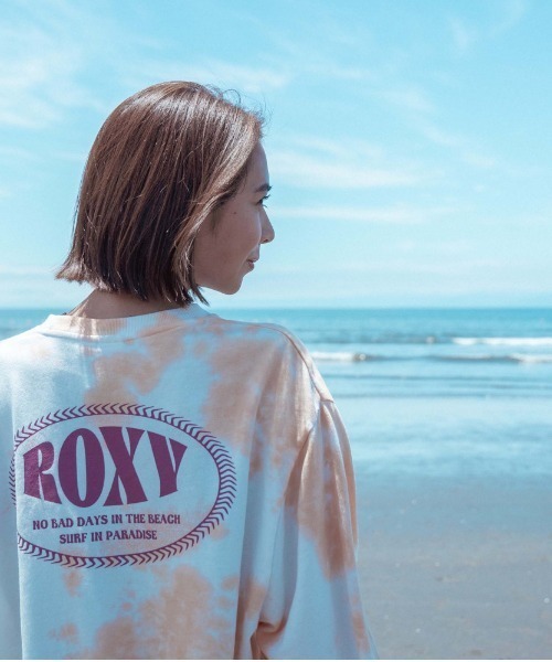 ROXY（ロキシー）の「BACK LOGO/ロキシーミニ裏毛オーバーサイズシルエットバッグプリントカットソー（Tシャツ/カットソー・レディース・ブラック/ブラウン/ホワイト/オレンジ・SMALL/LARGE/MEDIUM）」の19枚目の写真
