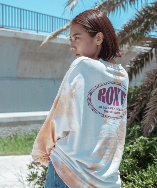 ROXY（ロキシー）の「BACK LOGO/ロキシーミニ裏毛オーバーサイズシルエットバッグプリントカットソー（Tシャツ/カットソー・レディース・ブラック/ブラウン/ホワイト/オレンジ・SMALL/LARGE/MEDIUM）」の21枚目の写真