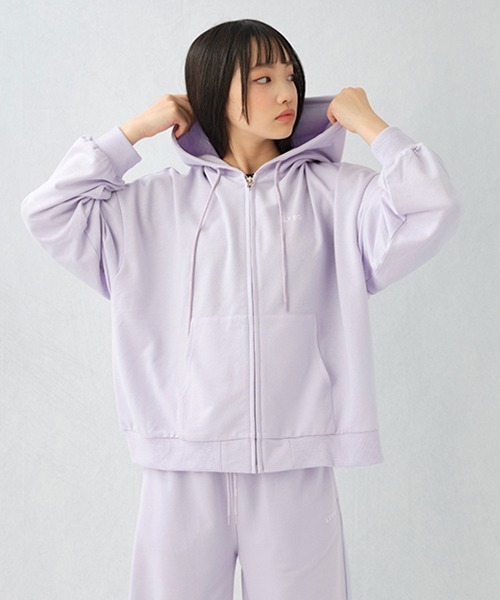 LOVETOXIC(ラブトキシック)の「【LTXC】吸水速乾ZIPパーカ(Tシャツ/カットソー・キッズ・ラベンダー/ブラック/トップグレー・M/L/S/LL)」の21枚目の写真