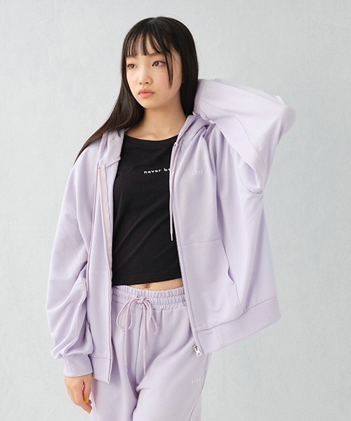 LOVETOXIC(ラブトキシック)の「【LTXC】吸水速乾ZIPパーカ(Tシャツ/カットソー・キッズ・ラベンダー/ブラック/トップグレー・M/L/S/LL)」の22枚目の写真