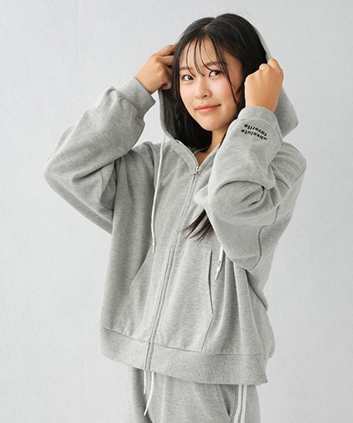 LOVETOXIC(ラブトキシック)の「【LTXC】吸水速乾ZIPパーカ(Tシャツ/カットソー・キッズ・ラベンダー/ブラック/トップグレー・M/L/S/LL)」の17枚目の写真