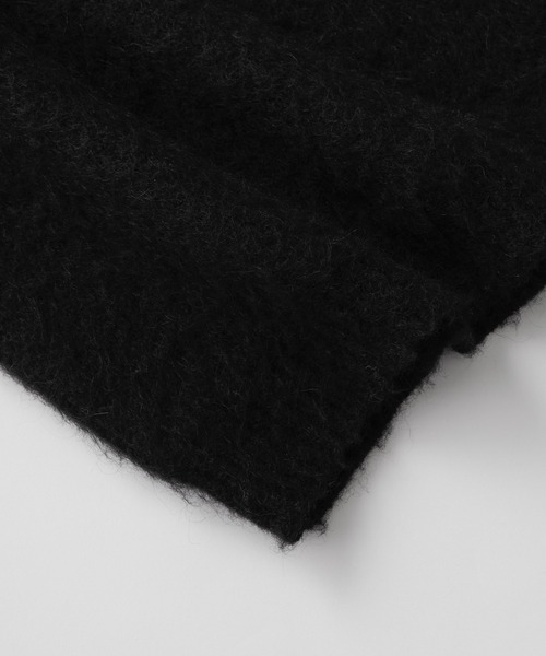 CALLNE（カルネ）の「【CALLNE】 Mohairmix Crewneck Knit  / モヘア混クルーネックニット（ニット/セーター・メンズ・ブラック系/ブラック・M/L）」の19枚目の写真