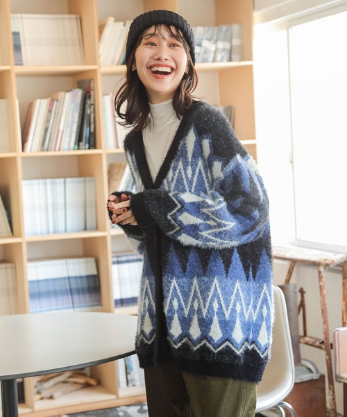 niko and...（ニコアンド）の「オリジナルカラーニットワッチ（ニットキャップ/ビーニー・レディース・オフホワイト/ブラック/グレー/オレンジ/ブルー・FREE）」の20枚目の写真