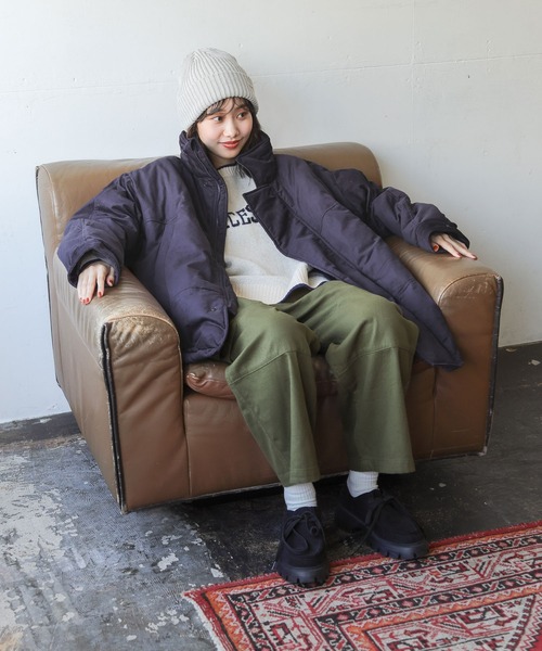 niko and...（ニコアンド）の「オリジナルカラーニットワッチ（ニットキャップ/ビーニー・レディース・オフホワイト/ブラック/グレー/オレンジ/ブルー・FREE）」の18枚目の写真