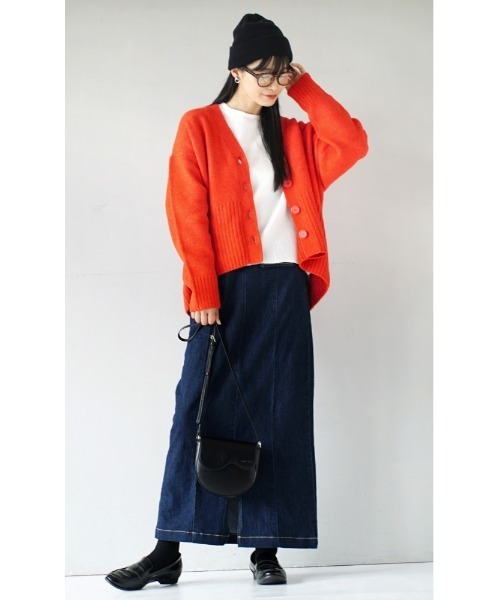 apartment department（アパートメントデパートメント）の「ミリタリーリブ ワイドシルエットカットソー（Tシャツ/カットソー・レディース・ブラック/ネイビー/オフホワイト・M）」の8枚目の写真