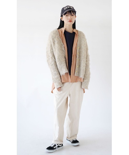 apartment department（アパートメントデパートメント）の「ミリタリーリブ ワイドシルエットカットソー（Tシャツ/カットソー・レディース・ブラック/ネイビー/オフホワイト・M）」の13枚目の写真