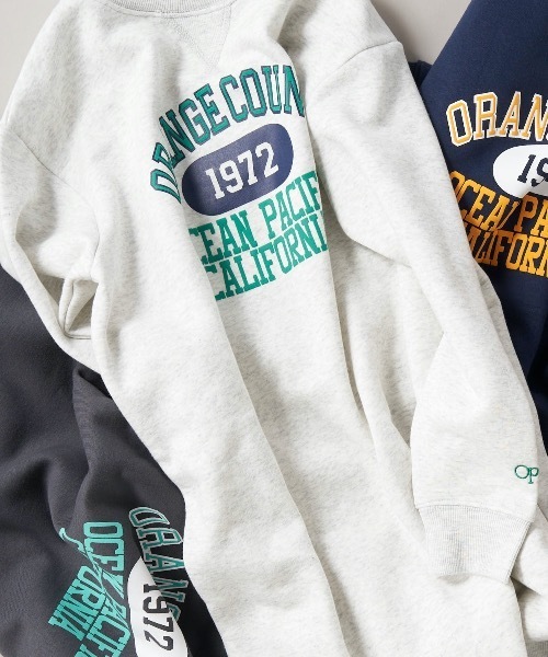Ocean Pacific（オーシャンパシフィック）の「【OP:オーピー】キッズスウェットワンピース（ワンピース・キッズ・チャコール/ネイビー/ヘザーグレー・140/150/120/160/110/130）」の4枚目の写真