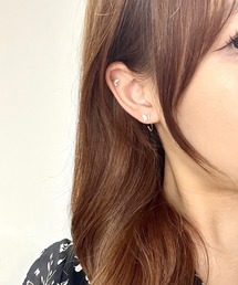 ミニバタフライピアス