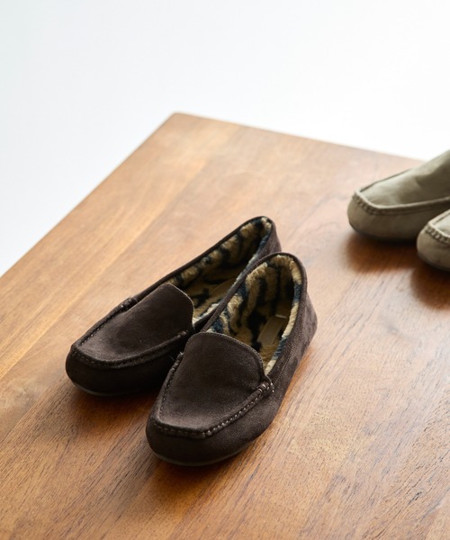 GLOBAL WORK(グローバルワーク)の「フワモコ撥水クッションモカシン/973136(モカシン/デッキシューズ・レディース・ブラウン/グレー/ブラック系その他/アイボリー/ブラック/ベージュ・LARGE/SMALL/X-LARGE/MEDIUM)」の5枚目の写真