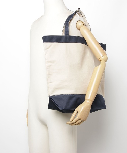 fridge(フリッジ)の「【COBRA CAPS】MEDIUM CANVAS TOTE(トートバッグ・メンズ・グリーン/ブラック/ネイビー・FREE)」の4枚目の写真