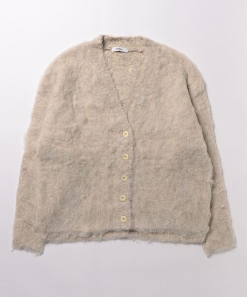 DouDou(ドゥドゥ)の「【WEB限定】 リングシャギーVカーディガン(カーディガン/ボレロ・レディース・チャコールグレー/ライトグレー/ライトベージュ・FREE)」の15枚目の写真