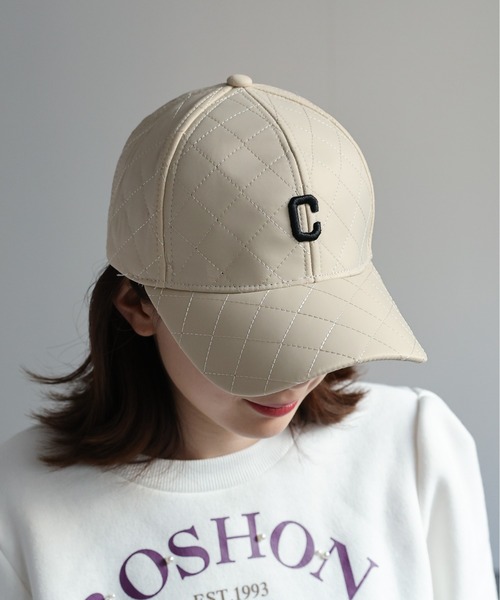 【美品】ディオール カナージュ キルティング キャップ 帽子 ブラック 黒 Christian Dior ディオール ベースボールキャップ D-PLAYER