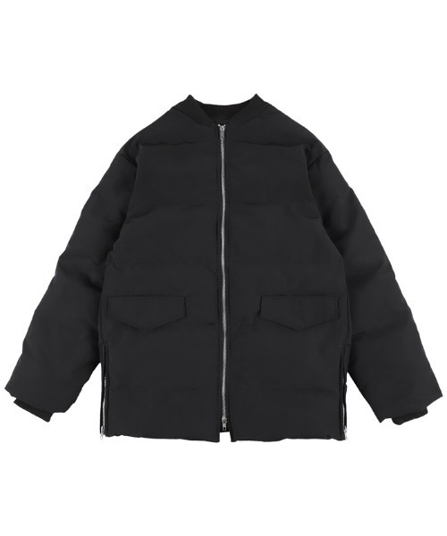 coca(coca)(コカ)の「サイドジップ中綿ブルゾン(ダウンジャケット/コート・レディース・アイボリー/ブラック・M/L)」の13枚目の写真
