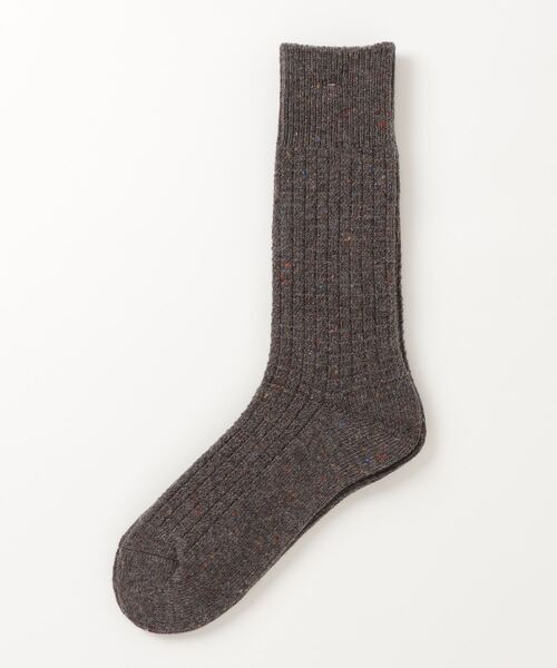 MARCOMONDE（マルコモンド）の「MARCOMONDE（マルコモンド）＠ waffle socks (Men)（ソックス/靴下・メンズ・ブラック/ベージュ/グレー/グレー系その他3・F）」の3枚目の写真