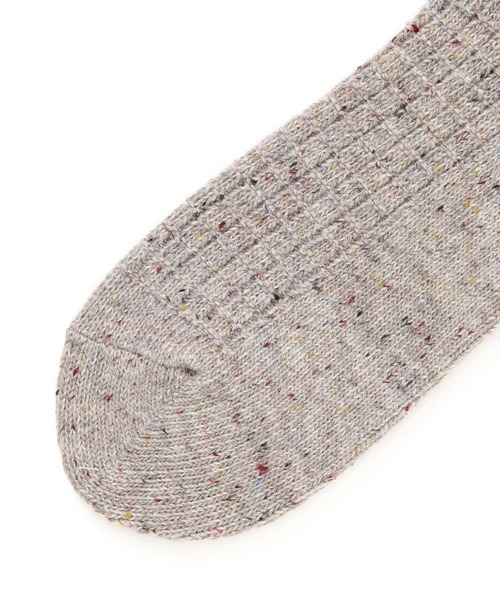 MARCOMONDE（マルコモンド）の「MARCOMONDE（マルコモンド）＠ waffle socks (Men)（ソックス/靴下・メンズ・ブラック/ベージュ/グレー/グレー系その他3・F）」の9枚目の写真