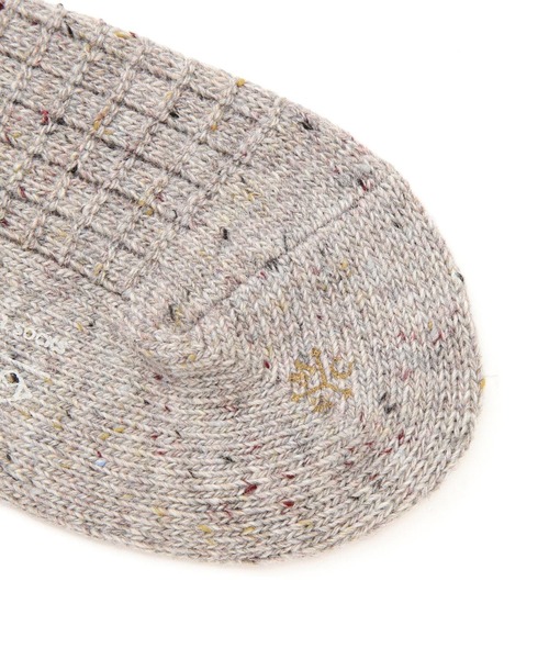 MARCOMONDE（マルコモンド）の「MARCOMONDE（マルコモンド）＠ waffle socks (Men)（ソックス/靴下・メンズ・ブラック/ベージュ/グレー/グレー系その他3・F）」の11枚目の写真