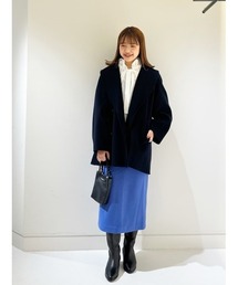 allureville（アルアバイル）の「カシミヤコンショールカラーミドル 