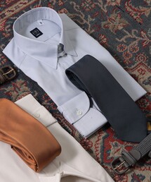 BEAMS F | BEAMS F / グレー シャンブレー タブカラーシャツ(シャツ/ブラウス)