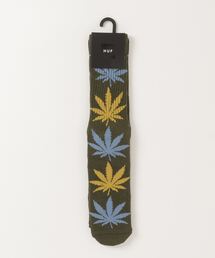 HUF（ハフ）の「【HUF】ハフ PLANTLIFE REPEAT SOCK  クルーソックス SK00686（ソックス/靴下）」
