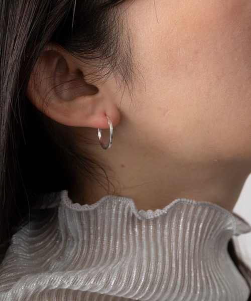 STUDIO SEVEN フープピアス 7 Cross Gold Hoop Earrings | STUDIO SEVEN (スタジオ セブン)