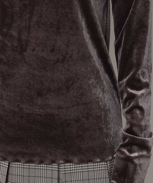 3.3 Field Trip （3.3フィールドトリップ）の「3.3 Field Trip／ベロアタートルネック（Tシャツ/カットソー・レディース・ブラック/グレー/ベージュ・FREE）」の21枚目の写真