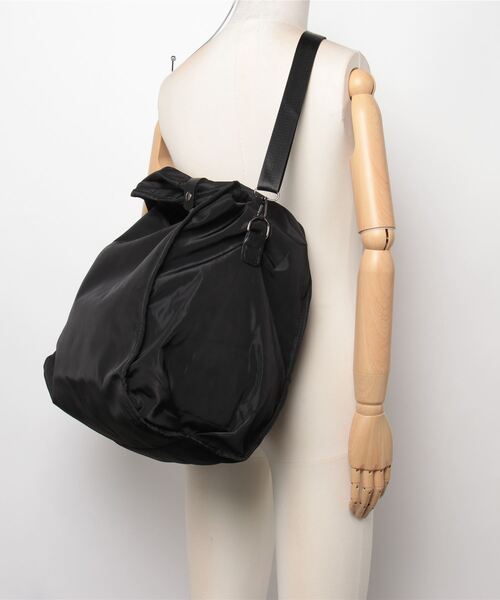 MAISON BREEZE（メゾンブリーズ）の「【MAISON BREEZE】ナイロンメッセンジャーショルダーバッグ KNF049（ショルダーバッグ・レディース・ダークグレー/ブラック・FREE）」の16枚目の写真