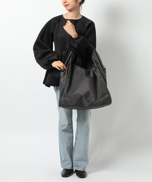 MAISON BREEZE（メゾンブリーズ）の「【MAISON BREEZE】ナイロンメッセンジャーショルダーバッグ KNF049（ショルダーバッグ・レディース・ダークグレー/ブラック・FREE）」の21枚目の写真