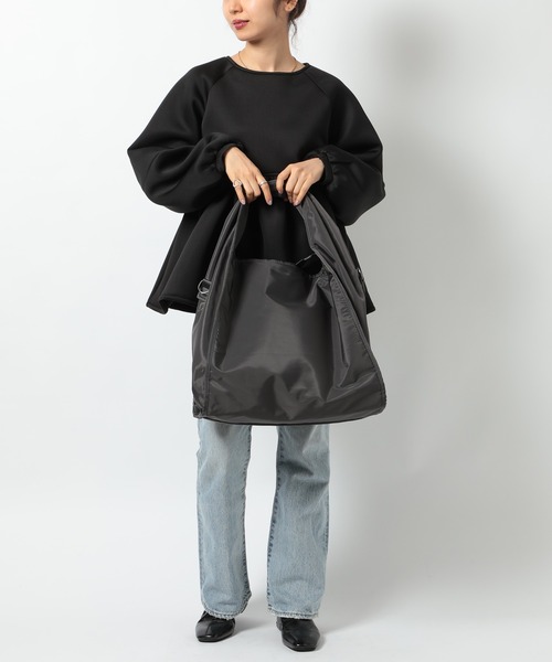 MAISON BREEZE（メゾンブリーズ）の「【MAISON BREEZE】ナイロンメッセンジャーショルダーバッグ KNF049（ショルダーバッグ・レディース・ダークグレー/ブラック・FREE）」の18枚目の写真