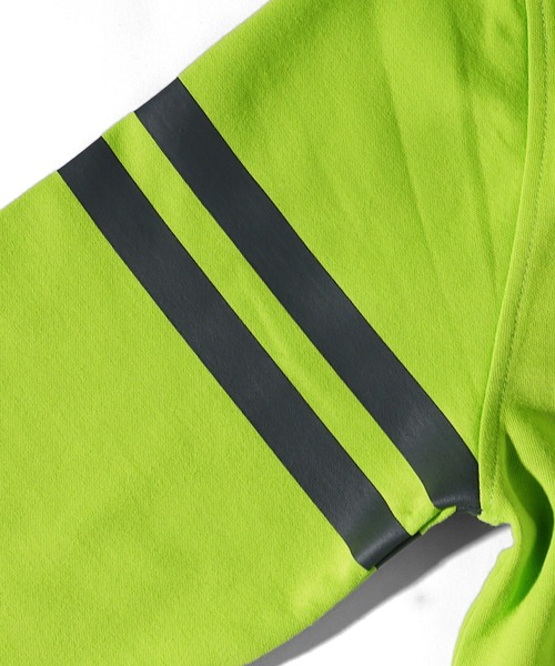 DIVINER GOLF（ディバイナー ゴルフ）の「【DIVINER GOLF】裾ロゴジャガードコットントレーナー メンズ ゴルフウェア ゴルフスウェット 春服（ゴルフグッズ・メンズ・ライム/ネイビー・M/L/XL/XXL）」の14枚目の写真
