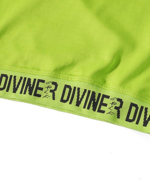 DIVINER GOLF（ディバイナー ゴルフ）の「【DIVINER GOLF】裾ロゴジャガードコットントレーナー メンズ ゴルフウェア ゴルフスウェット 春服（ゴルフグッズ・メンズ・ライム/ネイビー・M/L/XL/XXL）」の15枚目の写真