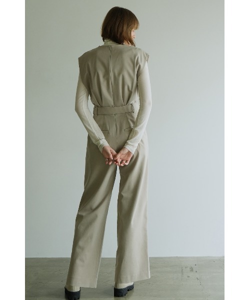 CLANE（クラネ）の「CLANE/クラネ/SLEEVELESS BELTED ALL IN ONE