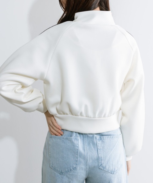 OLIVE des OLIVE(オリーブデオリーブ)の「トラックジャケット 1041060060(ブルゾン・レディース・ネイビー/ピンク/アイボリー・FREE)」の9枚目の写真