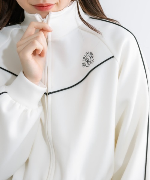 OLIVE des OLIVE(オリーブデオリーブ)の「トラックジャケット 1041060060(ブルゾン・レディース・ネイビー/ピンク/アイボリー・FREE)」の10枚目の写真