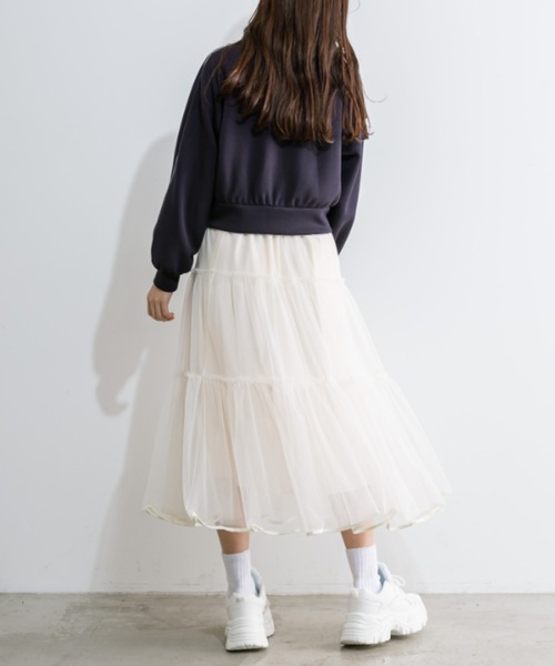 OLIVE des OLIVE(オリーブデオリーブ)の「トラックジャケット 1041060060(ブルゾン・レディース・ネイビー/ピンク/アイボリー・FREE)」の13枚目の写真