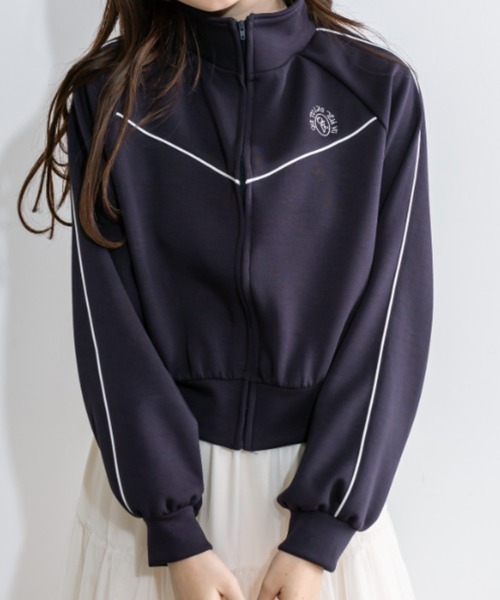 OLIVE des OLIVE(オリーブデオリーブ)の「トラックジャケット 1041060060(ブルゾン・レディース・ネイビー/ピンク/アイボリー・FREE)」の14枚目の写真