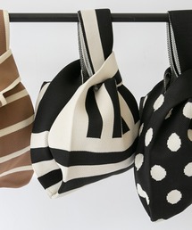 welleg（ウェレッグ）の「ニット マルシェバッグ（ハンドバッグ）」