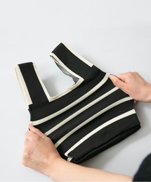 welleg（ウェレッグ）の「ニット マルシェバッグ（ハンドバッグ）」