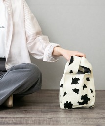 welleg（ウェレッグ）の「ニット マルシェバッグ（ハンドバッグ）」