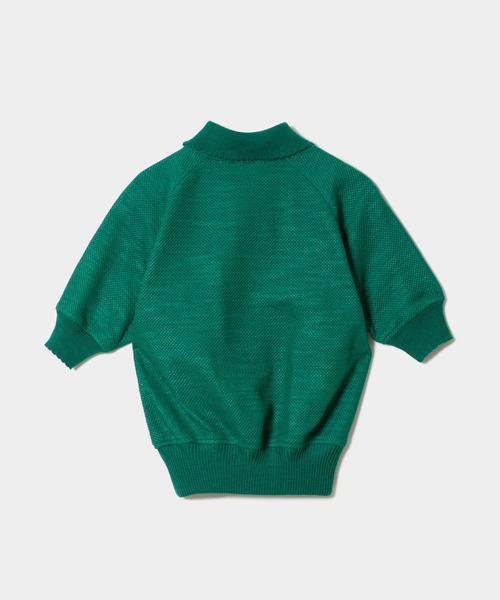 slub mesh jerseypolo shirt